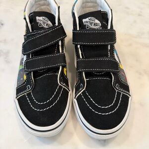Vans Kids Dinosaur Print - High-Top Sneakers  Size: 2.5Y US Kids